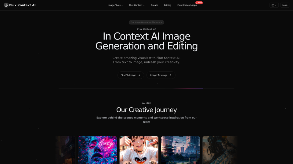 Flux Kontext AI screenshot