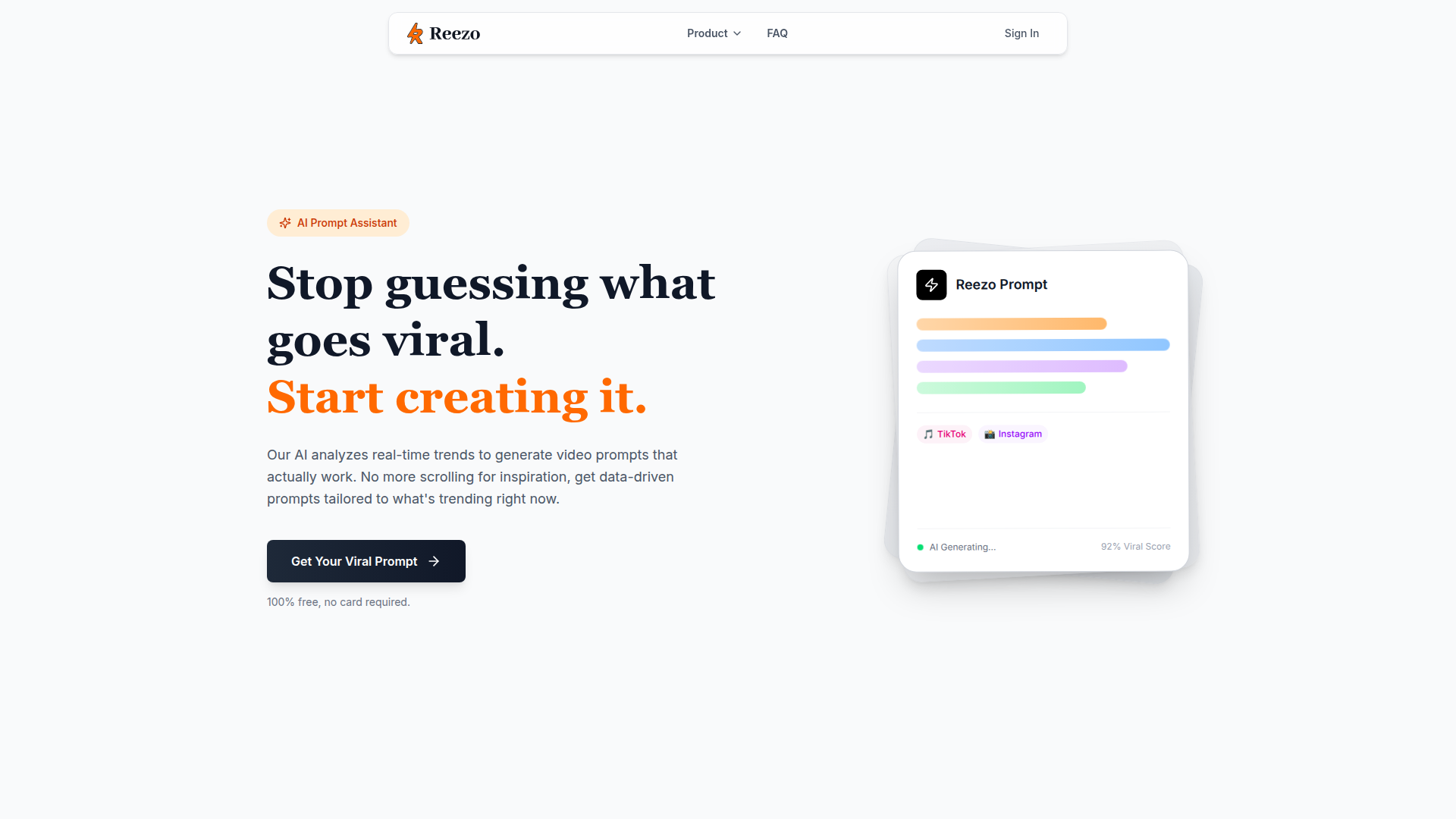 Reezo screenshot