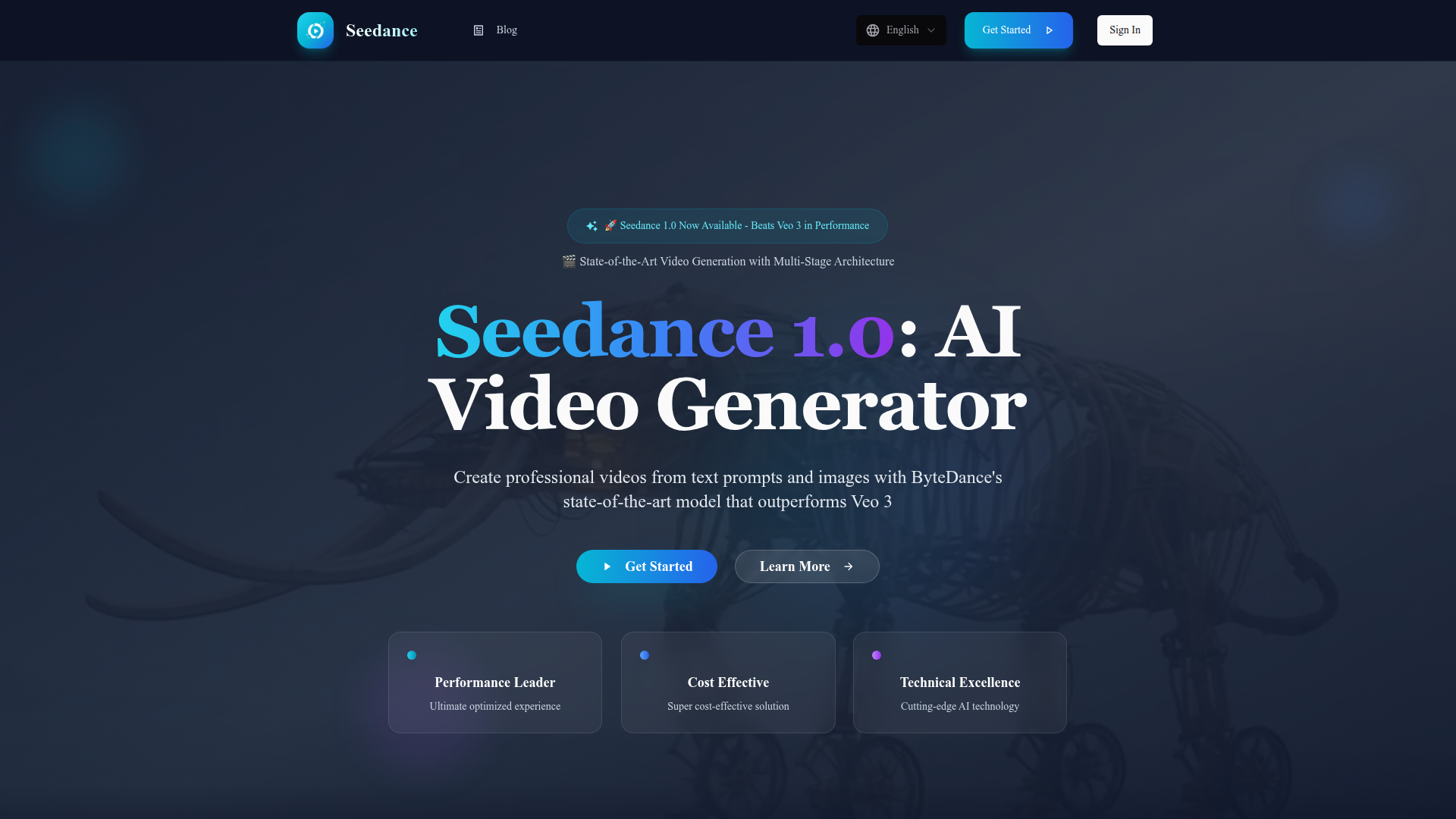 Seedance AI视频生成器 screenshot