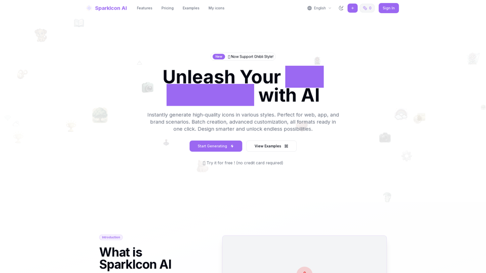 SparkIcon AI screenshot