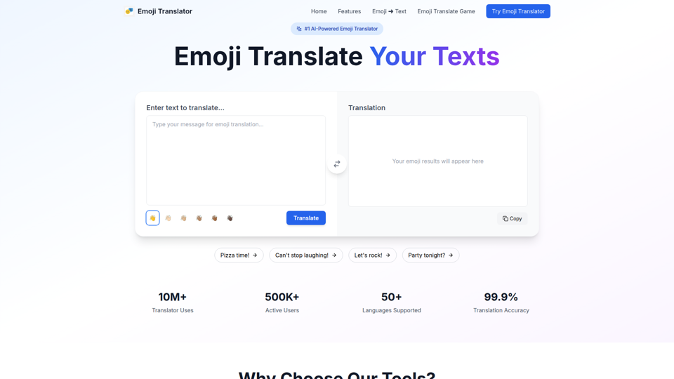Emoji Translator screenshot