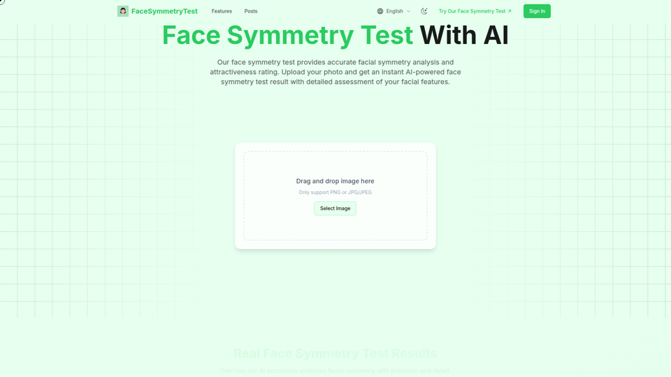 Face Symmetry Test screenshot