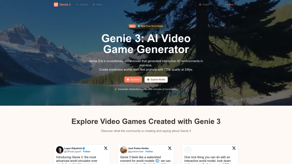 Genie 3 screenshot
