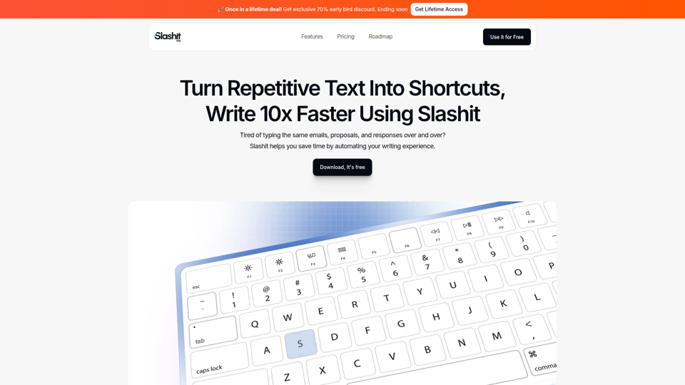 Slashit App screenshot
