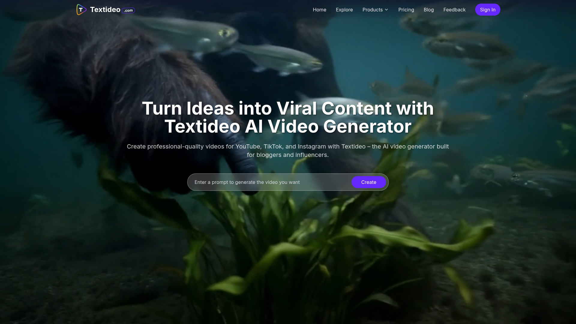 AI Video Generator for Content Creators & Influencers screenshot