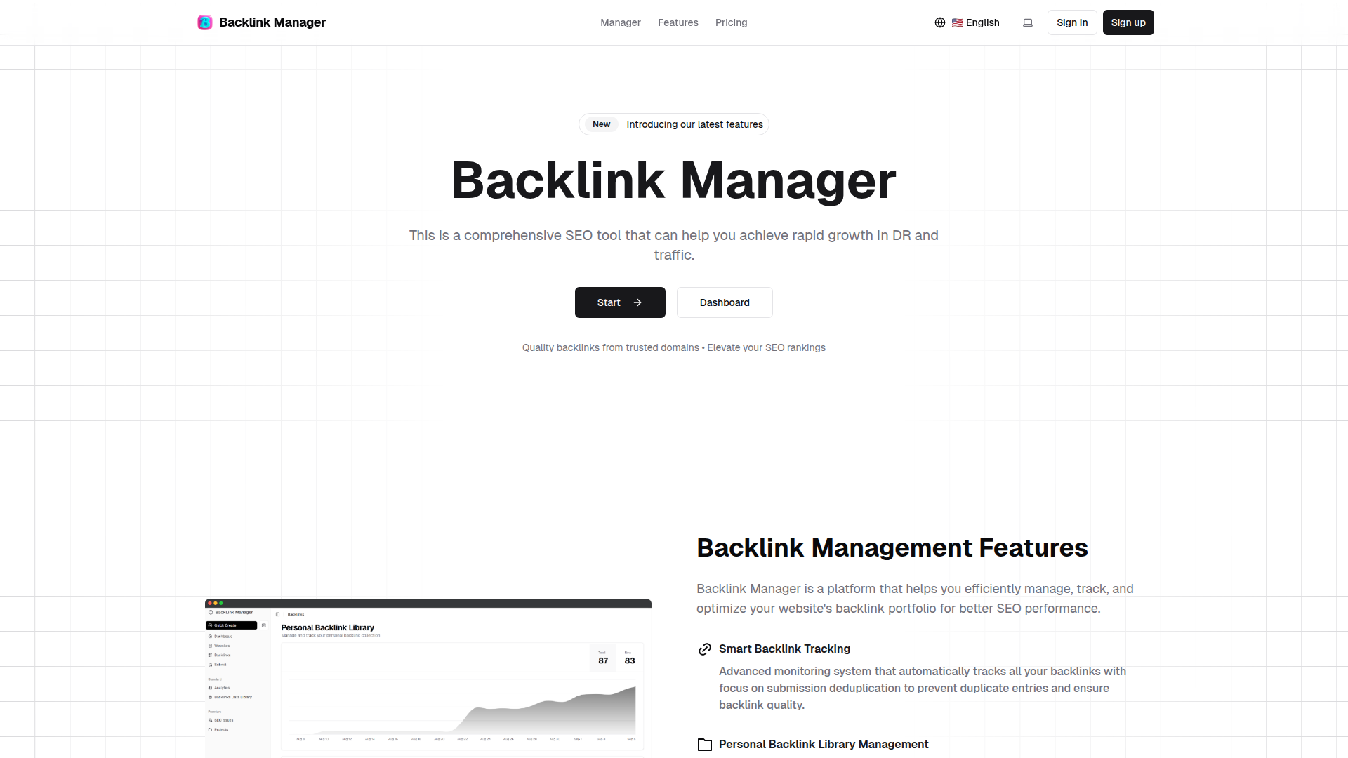 Powerful Backlink Management Made Simple screenshot