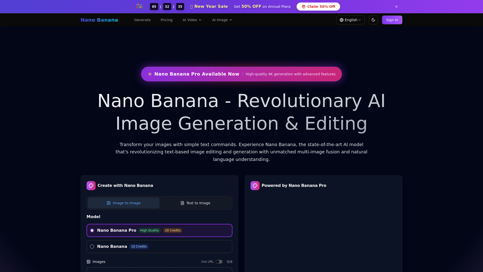 Nano Banana screenshot