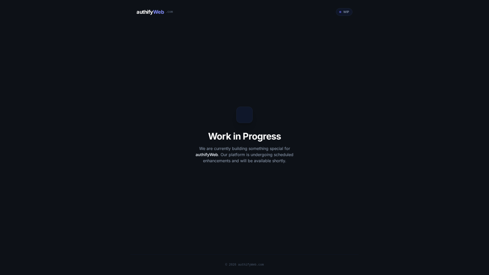 authifyWeb screenshot