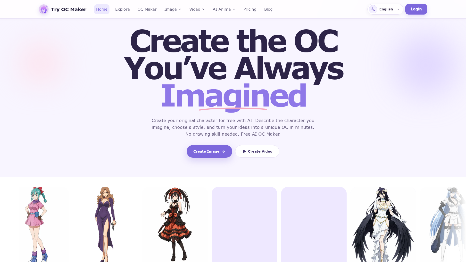 AI OC Maker for Anime & Original Characters screenshot