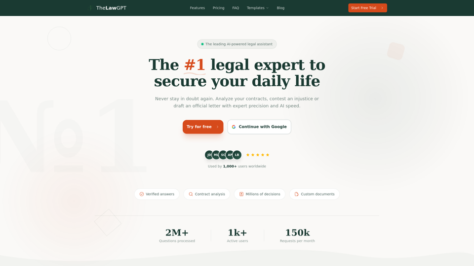 TheLawGPT screenshot