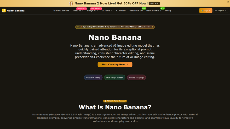 Nano Banana screenshot