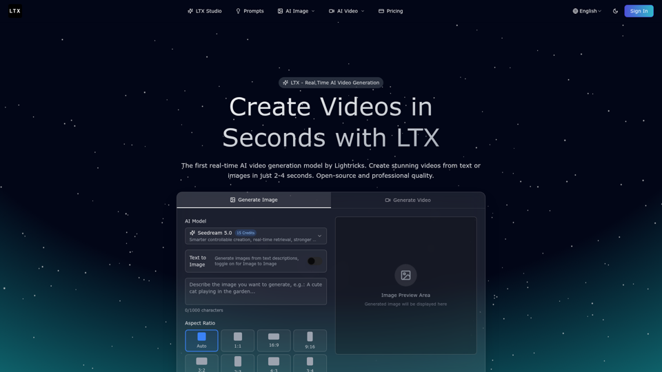 LTX.dev screenshot