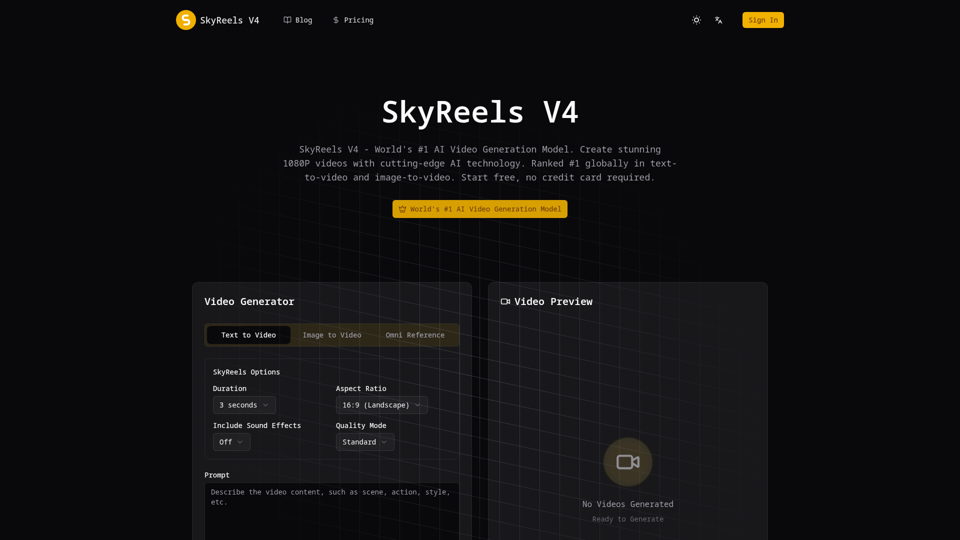 SkyReels V4 screenshot