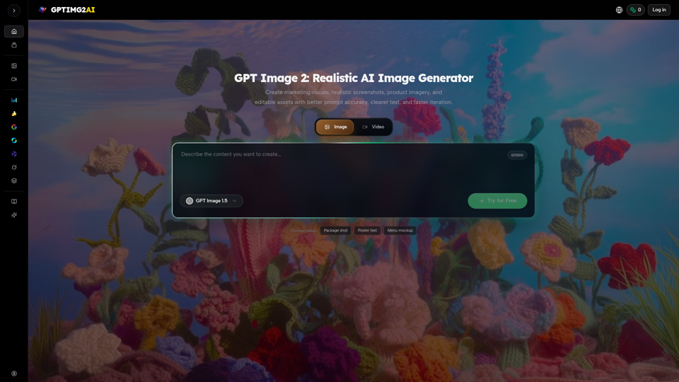 GPT Image 2 产品视觉与图像编辑 screenshot