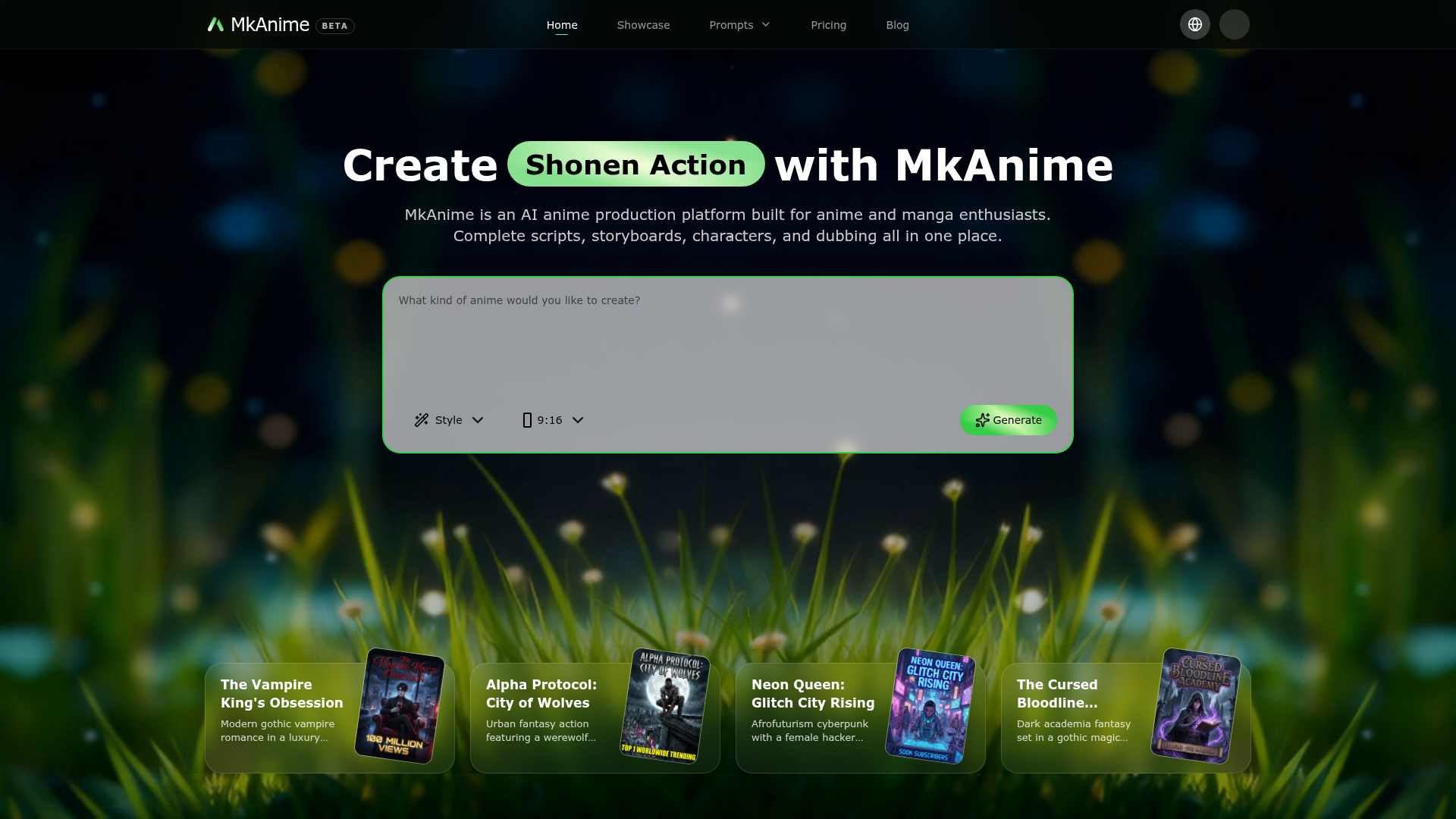 MkAnime AI screenshot