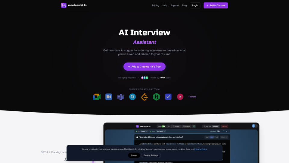 MeetAssist screenshot