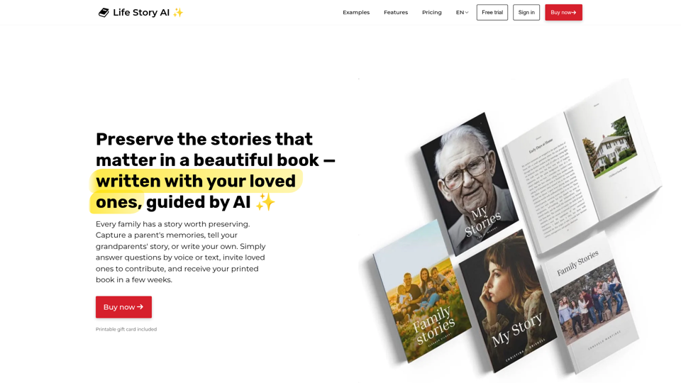 Life Story AI screenshot