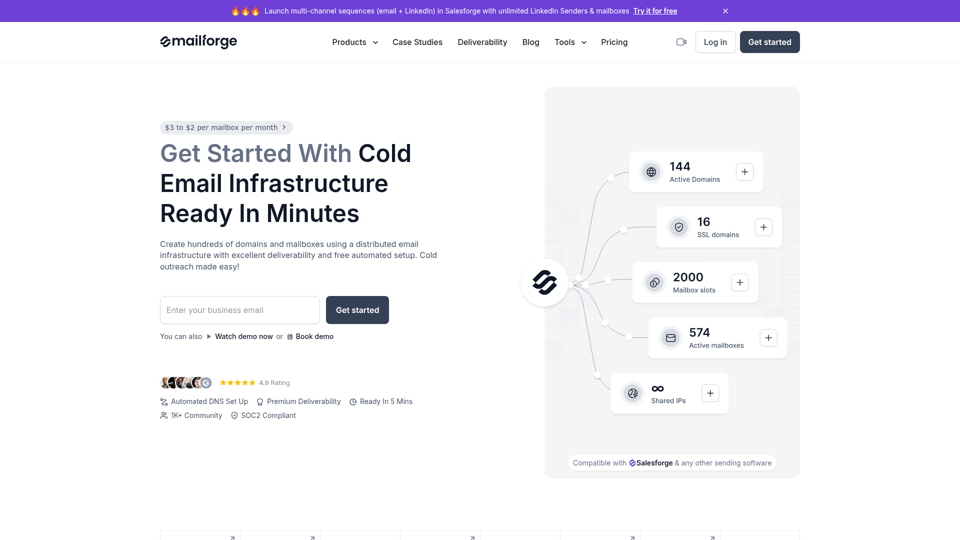 Mailforge screenshot