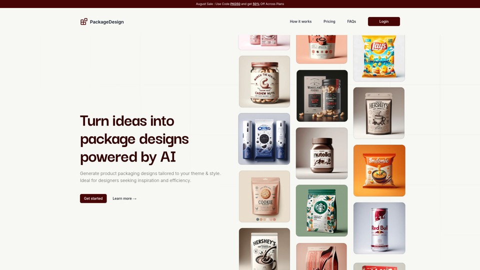Package Design screenshot