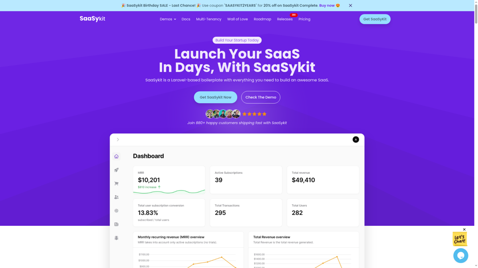 SaaSykit screenshot