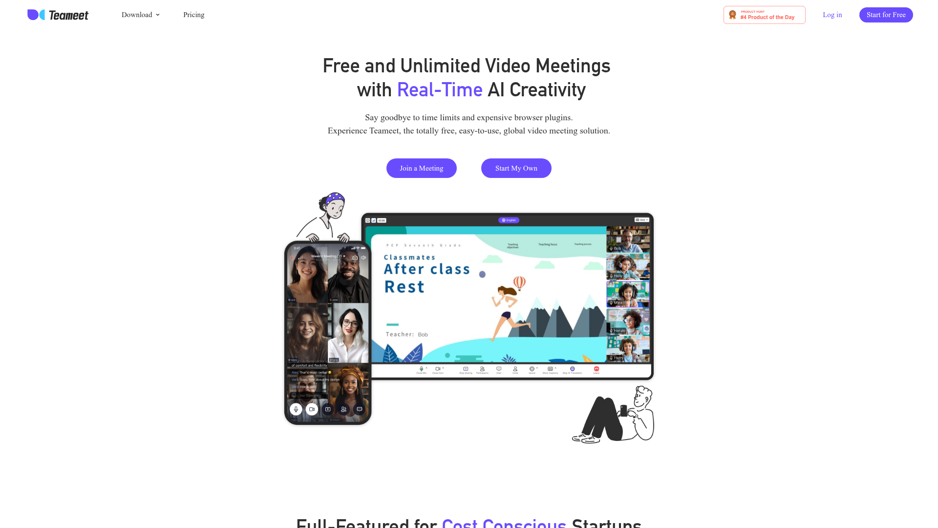 Free Video Meetings screenshot