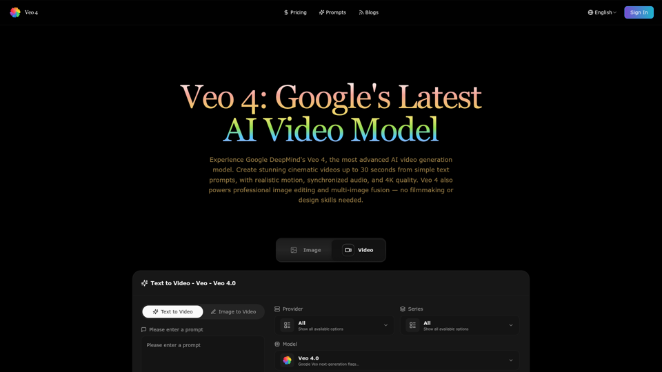Veo 4 screenshot