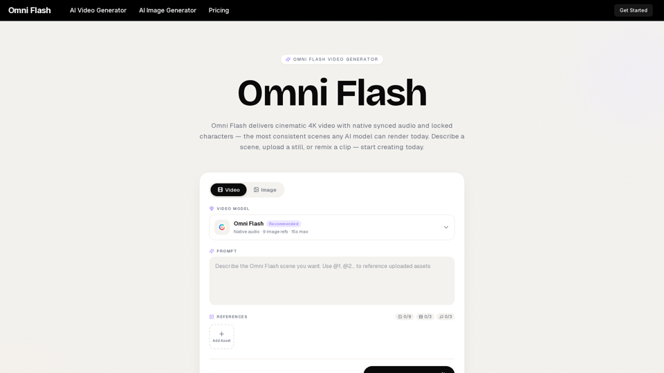 Omni Flash screenshot