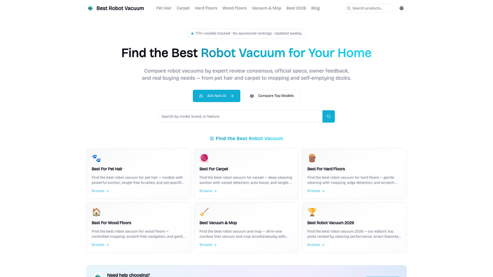 Best Robot Vacuum screenshot
