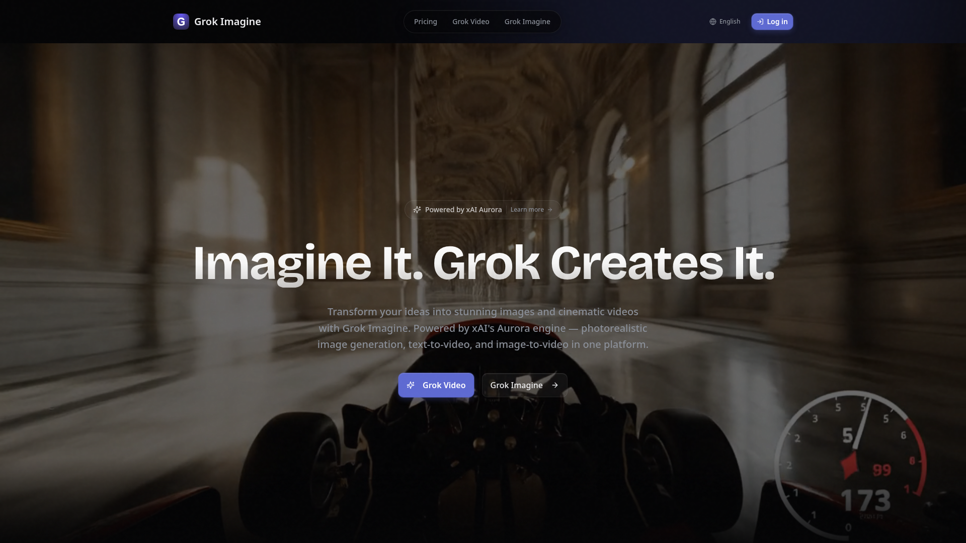 Grok Imagine screenshot