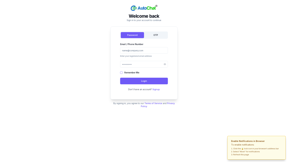 AutoChat screenshot