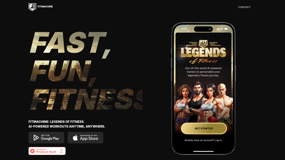 FitMachine screenshot