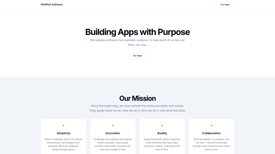 PlotPilot Software screenshot