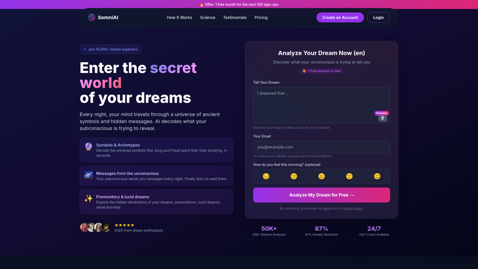 SomniAI screenshot