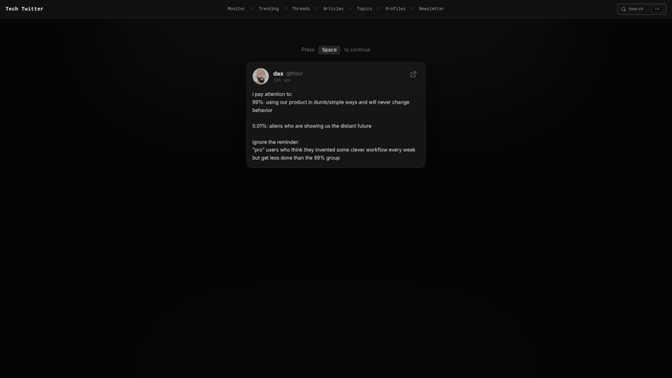 科技推特圈 screenshot