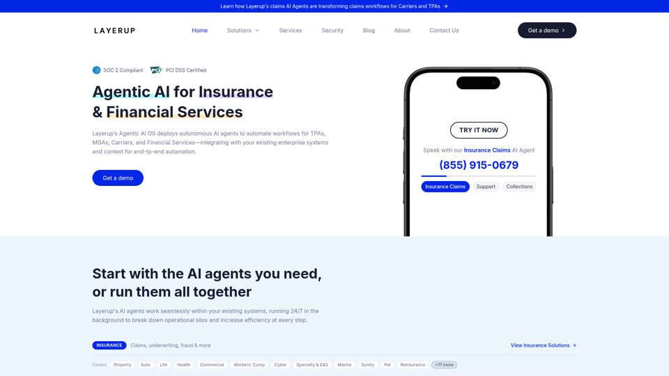 Layerup screenshot