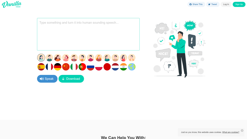 VanillaVoice screenshot