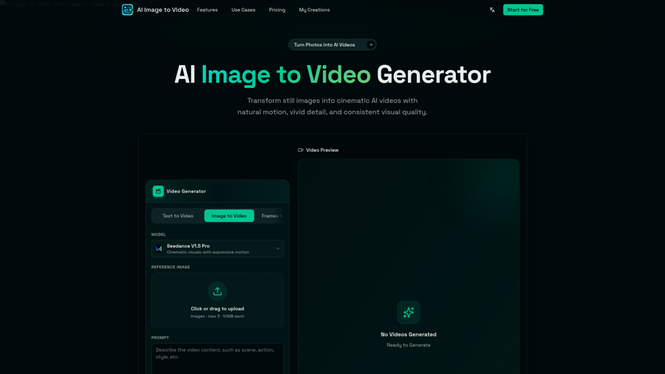 AI Image to Video screenshot