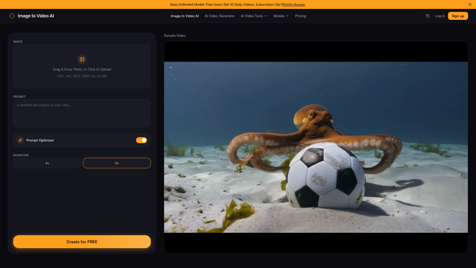 Image to Video AI screenshot