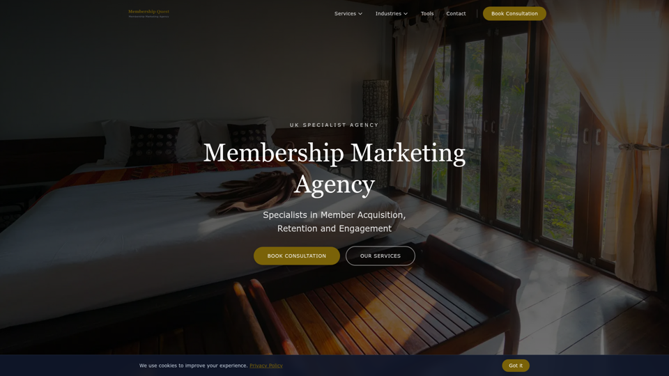 Membership Marketing Agency & Services UK screenshot