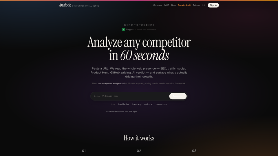 Analook screenshot