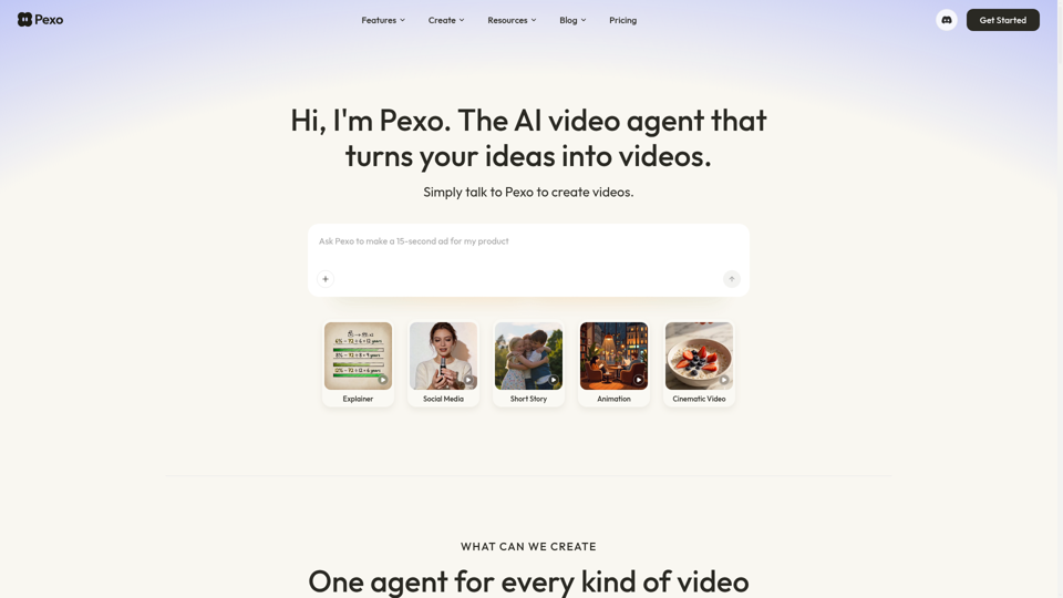Pexo screenshot