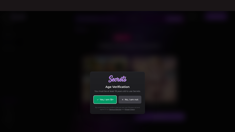 Secrets screenshot
