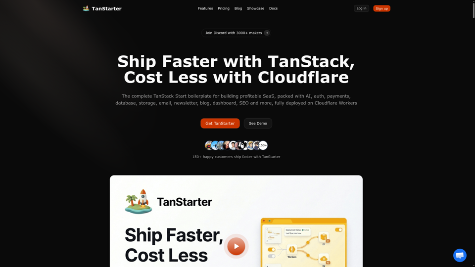 TanStarter screenshot