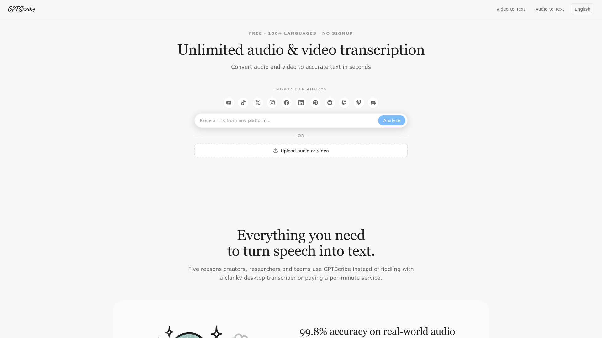 GPTScribe screenshot