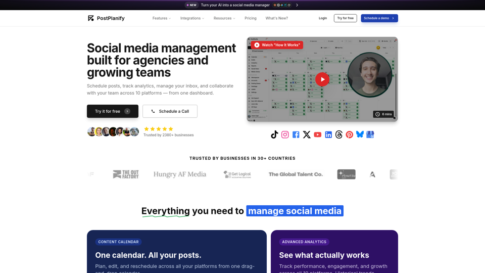 PostPlanify screenshot