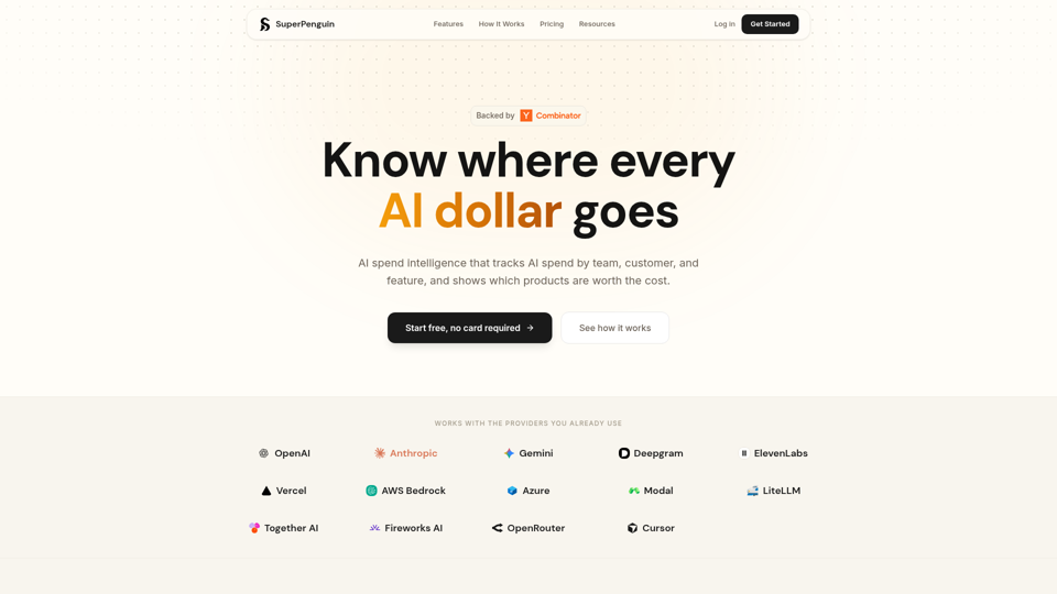 AI Cost Management & Spend Intelligence screenshot