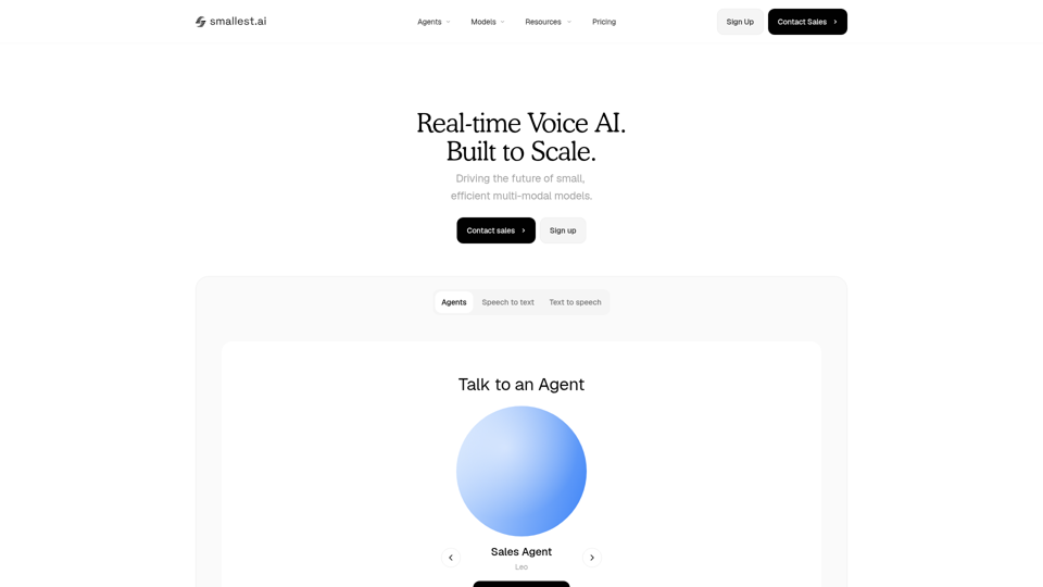 Voice AI Platform screenshot