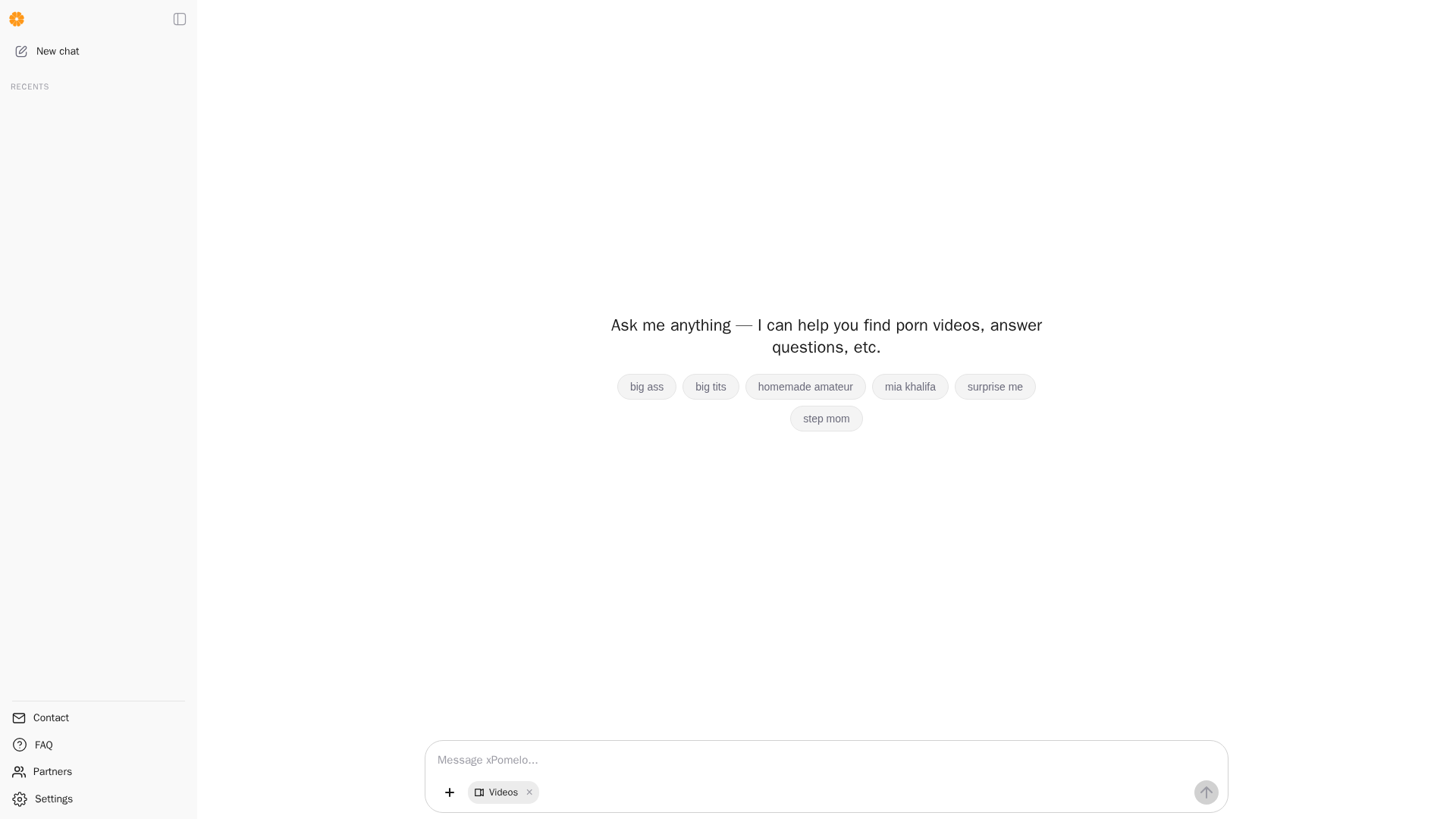 World's First Conversational AI Porn Search screenshot