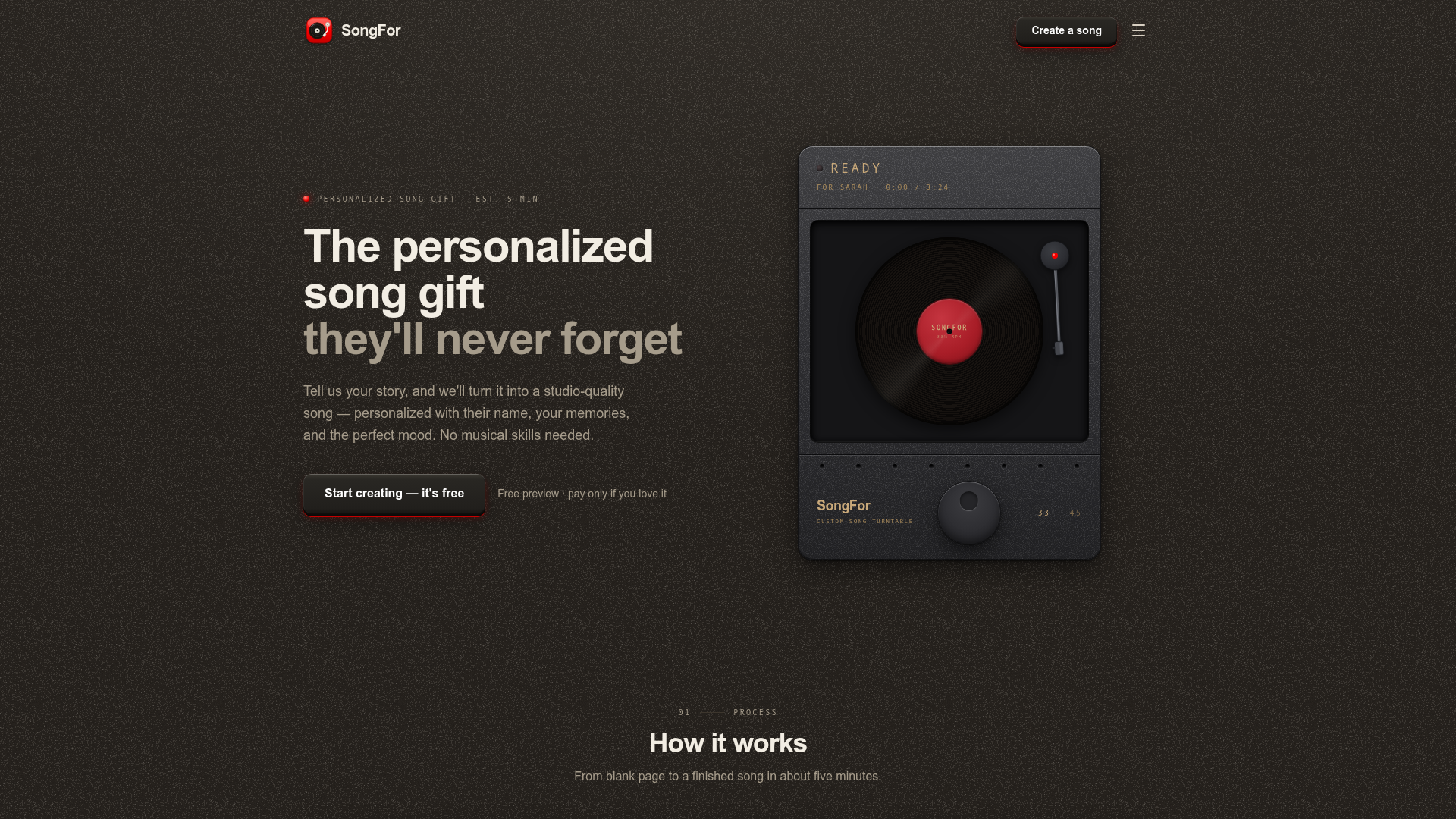 SongFor screenshot
