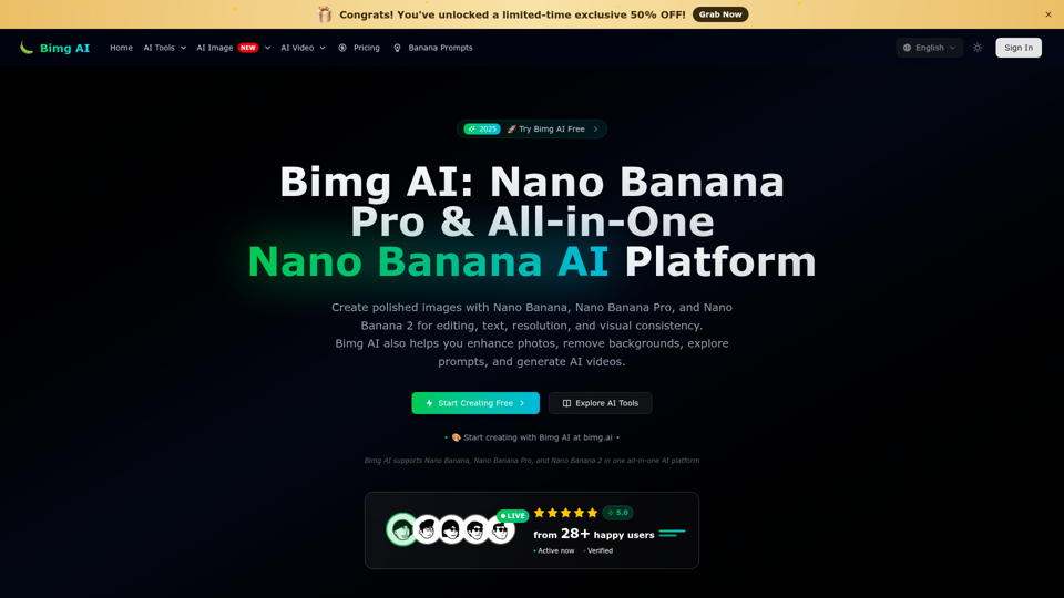 Bimg AI screenshot
